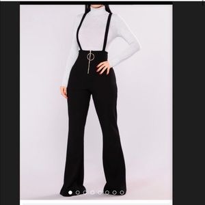 Fashion nova suspender pants